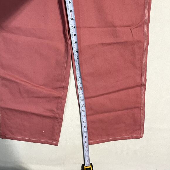 American Apparel The Crop Carpenter Denim Jean High Rise - Size 29 - Picture 7 of 10